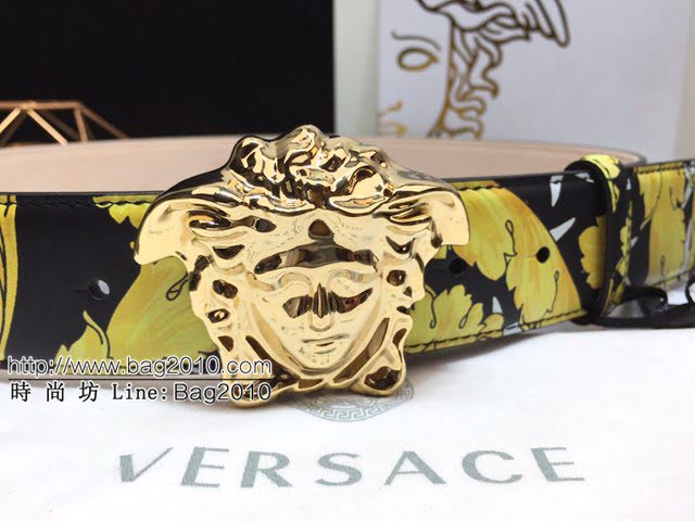 VERSVE男士皮帶 範思哲高端牛皮皮帶 三維美杜莎扣  jjp1103